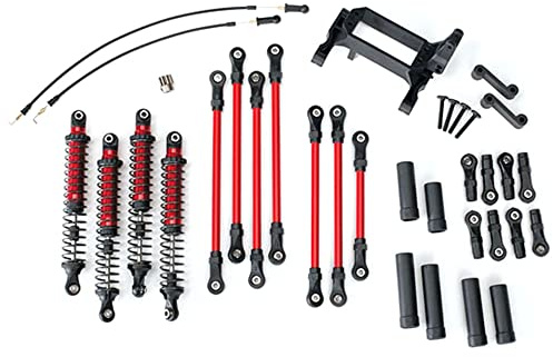 Traxxas 8140R TRX-4 Long Arm Lift Kit komplett rot
