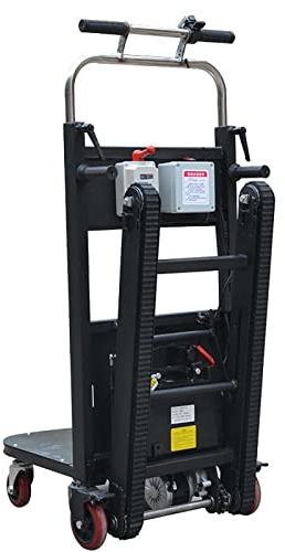 Stair Climbing Trolley,Sack Truck Electric Folding Stair Climbing Hand Truck Battery Powered Stair Climbing Hand Trucks with with 4 Wheels 400lb Max Load Lift Capacity