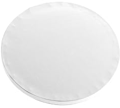 dekora - Base per Torta Rotonda in Cartone Rigido Bianco Ø 20 cm Altezza 1,2 cm - Ideale per la Presentazione di Torte e Dolci in Occasione di Feste, Compleanni, Anniversari, ecc.