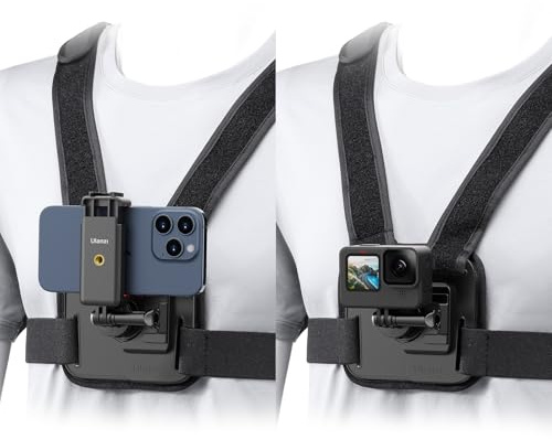 ULANZI CM028 Adjustable Chest Mount Harness for Action Camera Phone
