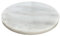 Marble Decorative Plate Round 15 cm Round Stone Plate Marble Plate in White