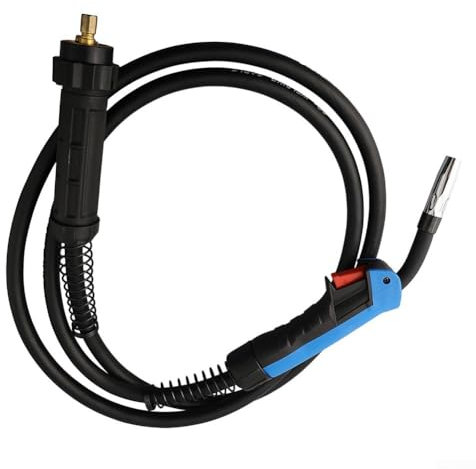 MIG MAG Torcia di Saldatura MB-15AK Testa Flessibile 10Ft 250A per MIG Saldatore CNC Costruzione Ottone