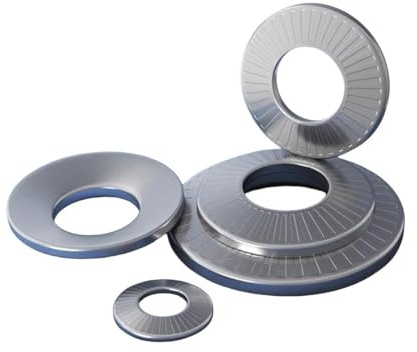 Belleville Washers Conical Disc Spring Cup Washers 304 Stainless Steel,304 Belleville Washers (1/2,10)