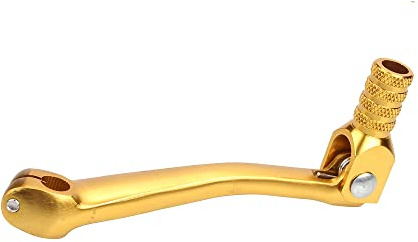 Baceyong Levier de vitesse universel en alliage d'aluminium pour moto de 50 à 250 cc - Doré/bleu/argenté/noir/rouge