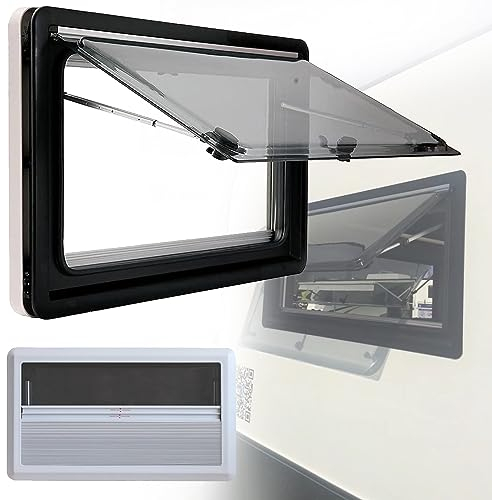 RCBDBSM Wohnmobil Fenster, Externes Schiebefenster FüR Wohnmobile, Seitenfenster Ausstellfenster Seitenfenster Wohnmobil Fenster Push Fenster für Wohnwagen, Wohnmobil, Anhänger, Yacht,1000x600mm