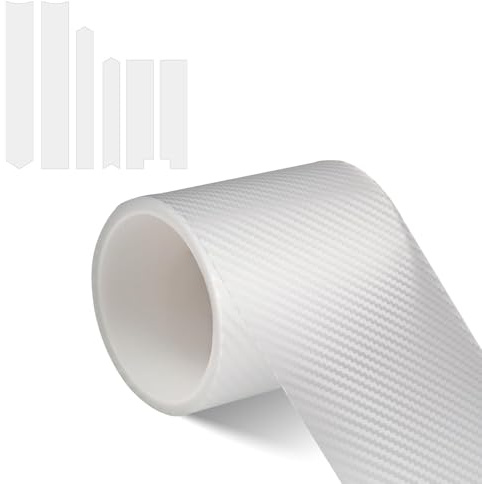 GREATRICH Pellicola Protettiva MTB, 10cm x 3m Protezione Telaio MTB, Pellicola Carbonio, Adesivo Protettivo per Telaio Bici, Anti-Graffio, per Mountain Bike, Bici da Corsa, Gravel, E-Bike