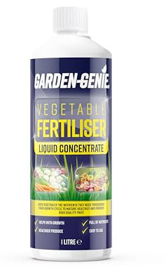 Garden Genie - Vegetable Fertiliser Feed Liquid Concentrate | Plant Food Liquid for Indoor and Outdoor - 1 Litre