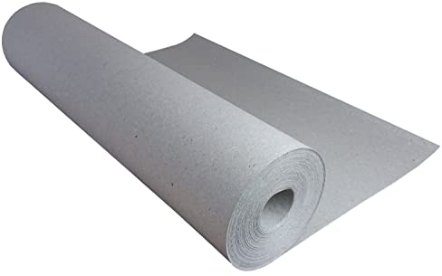 uficell® Filzpappe | Dämm- und Rohfilzpappe Trittschalldämmung, Stärke: 0,6 mm, 333 g/m², Rollengröße: 50 m² (333 g/m² | 0,6 mm Stärke)