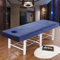 Highdi Bezug für Massageliege mit Loch, Kristallsamt Dick Waschbare Beauty Bettbezug Elastisches Massagetische Bezug Weiches Atmungsaktiv Massagebett für Spa, Schönheits (190X80CM,Navy blau)
