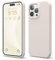 elago Flüssig Silikon Case Kompatibel mit iPhone 15 Pro Max Hülle, Premium Silikon Handyhülle, Ganzkörper Schutzhülle [4 Lagige Stoßfeste Struktur], Kratzfestes Weiches Mikrofaserfutter (Taupe)