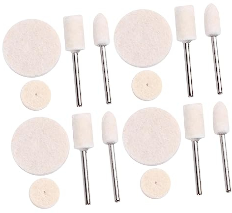 Gadpiparty 129 Stk Polierscheibe Maniküre-Werkzeuge -Kit Polierpads aus Filz Polierwerkzeug Polierpad aus Wolle Schreibtisch bohren Schleifmittel Suite gefühlt