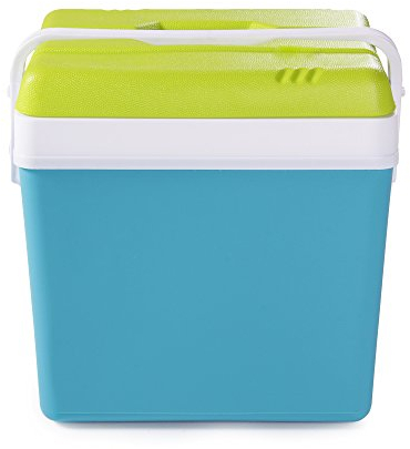 Ondis24 Kühlbox, 24 Liter, 36 x 27 x 40 (H) cm, Thermobehälter Auto, Kühltruhe, Promo, thermoisoliert, türkis