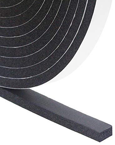 DGSL Foam Insulation Tape, 1/2In x 1/4In x 33Ft Weather Stripping Door Seal Strip for Doors and Windows,Sliding Door,Sound Proof Soundproofing Door Seal,Weatherstrip,Air Conditioning Seal Strip