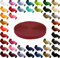 50m PP Gurtband, Polypropylen, 20mm breit, 1,3mm stark, Farbwahl 40 Farben, Gurtband:520 weinrot