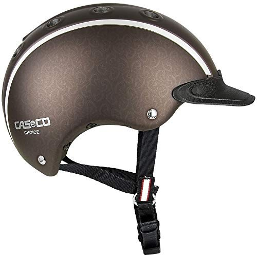 RL24 Kinder REIT-, Fahrrad- und Skihelm Choice Casco braun metallic S (52-56cm) inkl Schutzbeutel