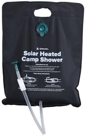 Coghlan's Camp Shower - Portable, Solar-Heated, Outdoor Shower Bag 4.2 Gallons