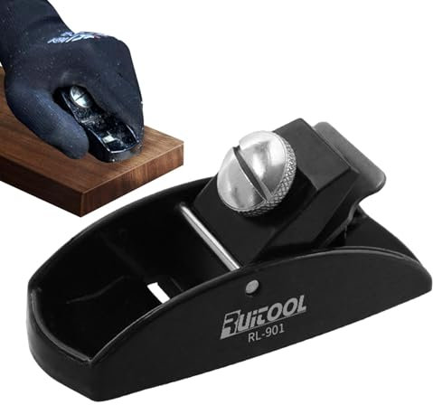Decorhome Utensile manuale per pialla in legno, pialla in legno - Blocco aereo a mano - Pialla per bordi, Pialla per porta a rasoio, Pialla per rifinitura in legno, Pialla manuale a blocchi, Pialla