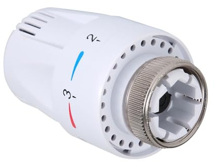 Thermostatventil für Warmwasserbereitung, Gerades Elektrisches und Elektrisches Temperaturregelventil aus Messing (Kühlkörper)