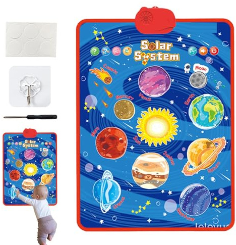 Lavagna elettronica da parete con alfabeto – poster educativo interattivo, poster educativo musicale per bambini | Strumento vocale accattivante per bambini di età compresa tra 3, 4 e 5 anni