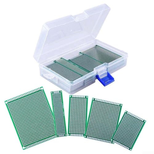 Juego de 32 placas PCB de doble cara con varios tamaños para prototipos de circuitos impresos y para aplicaciones de soldadura