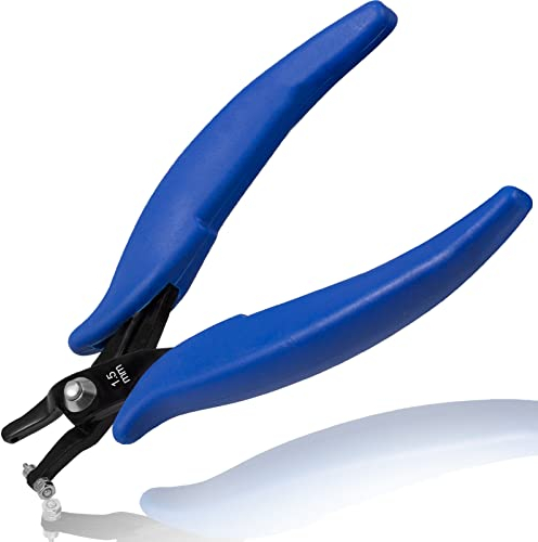 LEONTOOL Pince perforatrice en métal pour la fabrication de bijoux, perforatrice à mâchoire courte avec 1,5 mm de diamètre pour la fabrication de bijoux en métaux doux et tôles