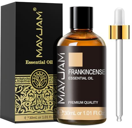 MAYJAM Frankincense Essential Oils 30ML, Frankincense Oil for Diffuser, Humidifier, DIY, Home, Wardrobes