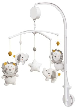 Mobile Musical Lion pour lit de bébé et berceau