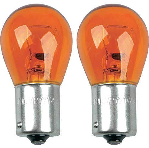 myshopx Bombillas Coche Intermitentes Naranja 12 V 21 W BAU15s Pines Desplazados 4 Unidades