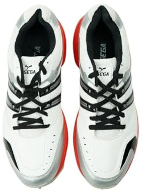 Sega Glide Cricket Shoes for Men, Performance Rubber, Sports Training Outdoor Sneakers Breathable