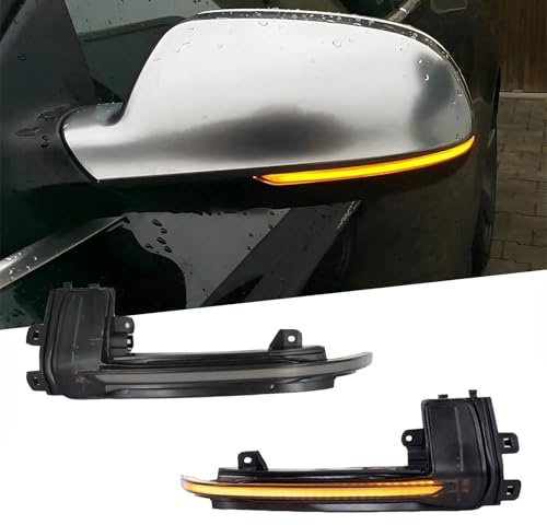 Dynamic LED Side Wing Mirror Indicator Light Compatible with Audi A3 8P