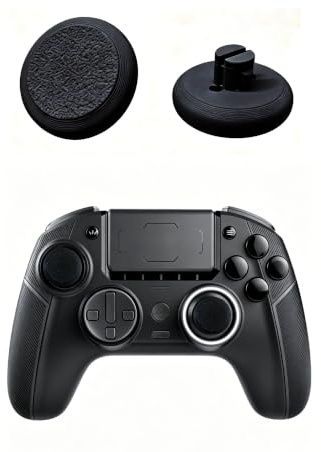 Joystick keps för Nacon Revolution 5 Pro, tumspak, tumgrepp, lock, joystickskydd, ersättning spelkontroll, tillbehör, anti-lös halkfri, svart