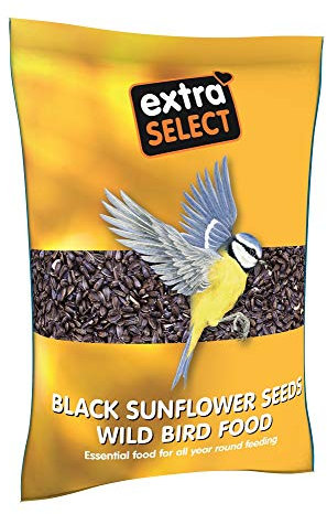 Extra Select Black Sunflower Seed Wild Bird Food, 2 kg