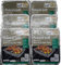KM Firemaker – Lot de 6 barbecues jetables avec 450 g de charbon de bois et papier allume-feu – Idéal pour pique-nique, camping et barbecue instantané – Réf. 365