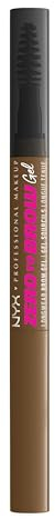 Nyx Professional Makeup Langanhaltendes und flüssiges Augenbrauengel, Für einen natürlichen Look und bis zu 2 Tage Halt, Ohne Abfärben und Verwischen, Zero to Brow, Farbe: Taupe, 1 Stück