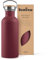 Bambaw Edelstahl Trinkflasche 1l, Nicht-isolierte Trinkflasche Rot, Grosse Trinkflasche, Wasserflasche 1l Spülmaschinenfest – Kirschrot
