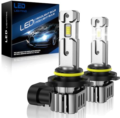 SHINYY Lampadine HB3 9005 LED Fari, 2026 Nuovo CANbus Senza Errore 22000LM 6500K Bianco Lampade LED HB3 Anabbaglianti Abbaglianti Fendinebbia per Auto per Sostituzione delle Alogene e Xeno, 2PCS