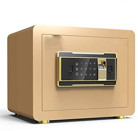 safe fingerprint security gun safes for pistols, lock box cabinets, solid steel safe strongbox for money safe