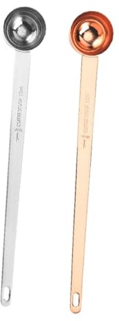 Cabilock 2piezas Cucharas Medidoras De Condimentos Acero Inoxidable Para Té Fácil De Usar