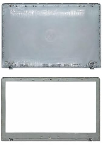 Laptop parts LCD Back Cover Top Case for SAMSUNG for NP510R5E 510R5E 470R5E 450R5V 450R5E 370R5E BA75-04537A Bezel(Silver AB shell)