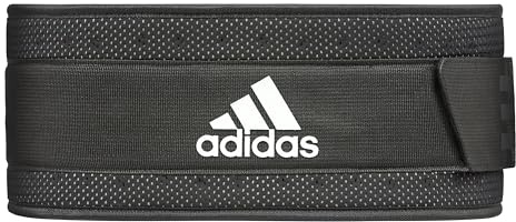 adidas Cinturón de Levantamiento de Pesas Performance, Unisex-Adult, Negro, M (32.5-37.5 Cintura)