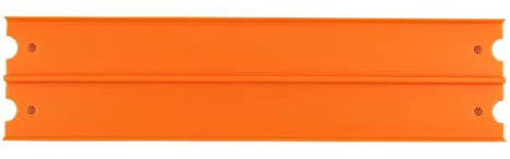 Ersatzteil für Hot-Wheels Mega Garage Die-Cast Fahrzeug Spielset – FTB68 – Ersatz 29,5 cm zweispuriges orangefarbenes Schienenstück
