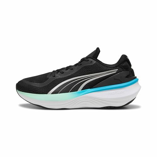 Puma Scend Pro 2 - Zapatillas para Correr en Carretera, Puma Black Mint Melt Speed Blue, 36 EU