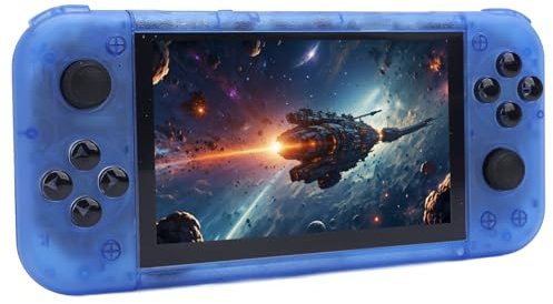 Rg50xx Retro Handheld Game Console, émulateur de Jeu Portable IPS 800x480 5 Pouces avec Carte de 128 Go pour Les Jeux 3D 3D, Prend en Charge la Sortie de Télévision D'interface