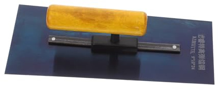 SOIMISS Cazzuola per Intonaco in Acciaio al Carbonio con in Ergonomico Strumento Angolare per Rasatura Cartongesso e Finitura Dettagliata Resistente e per Edilizia