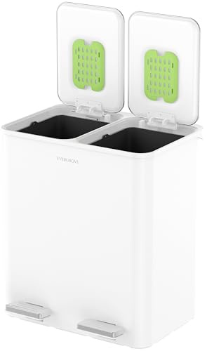 EverGrove Dual Recycling Bin (Arctic White, 30, Litres)