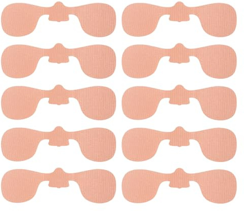 Paquete de 10 parches faciales anticongelantes, resistentes al viento y transpirables, de algodón y elastano para hombres y mujeres, deportes al aire libre, clima frío, en hielo, escalada
