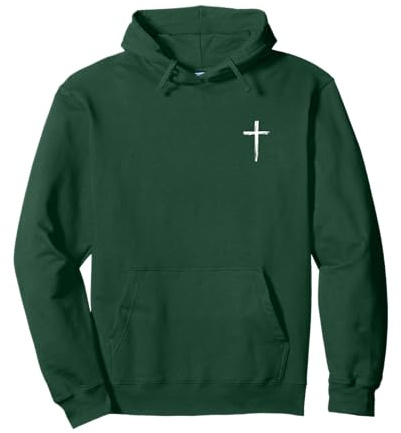 Religiöse Christliche Kreuz Designs Unisex Erwachsene (Unisex) Hoodie Schwarz S