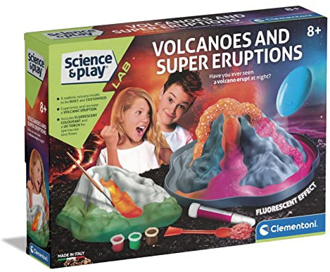 Clementoni 61347, Volcanoes and Super Eruptions Toy for Children, Ages 8 Plus