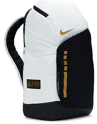Nike Hoops Elite - Fa23 Rucksack White/Black/Metallic Gold 32L