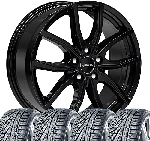 4 Winter Kompletträder 8x19 ET 45 5x112 Schwarz mit 255/50 R19 107V NEX Winguard Sport 2 SUV XL M+S kompatibel mit VW ID.4